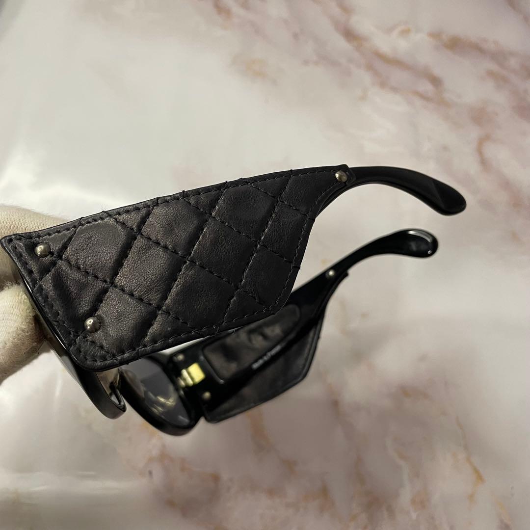 CHANEL シャネル ヴィンテージ レザー サングラス Y2K 1988 レア