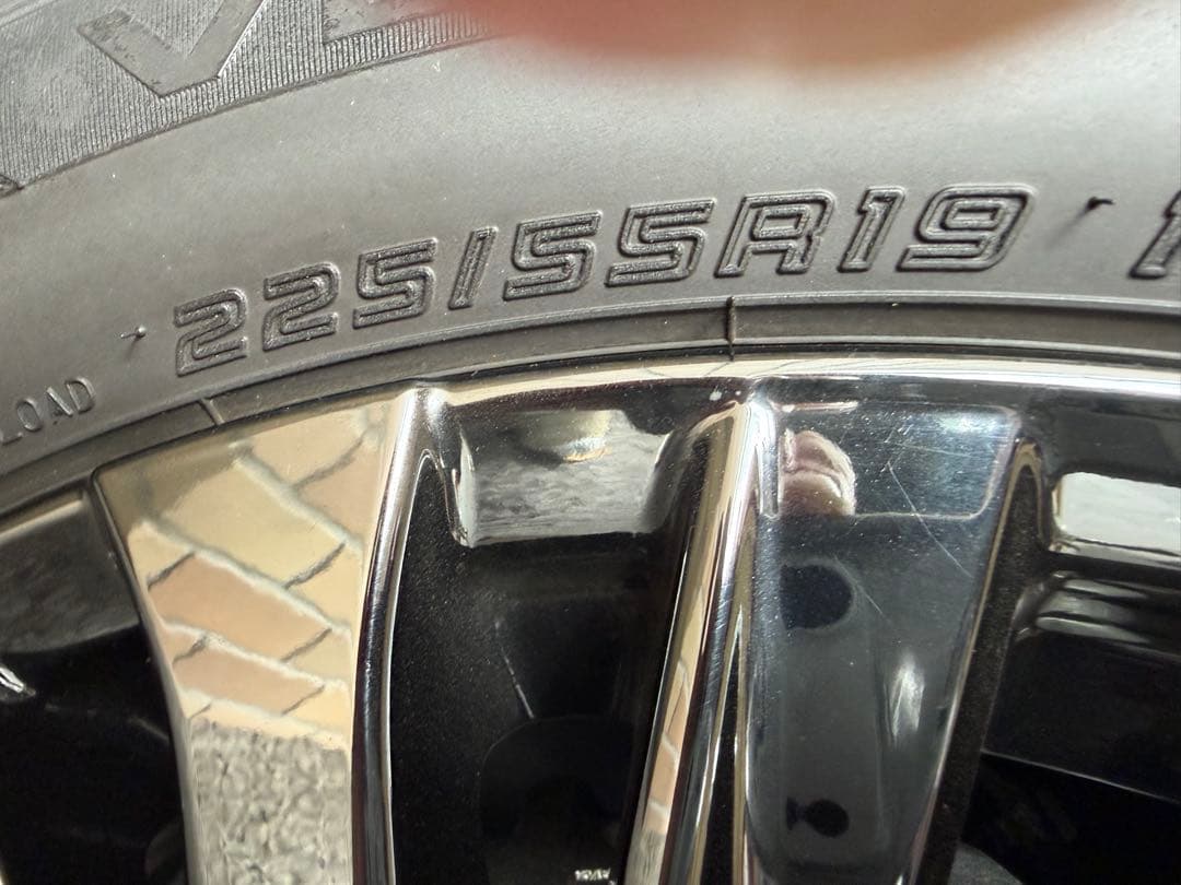 40ヴェルファイアZプレミア純正ホイール&プレミアムタイヤVEURO 4本セット