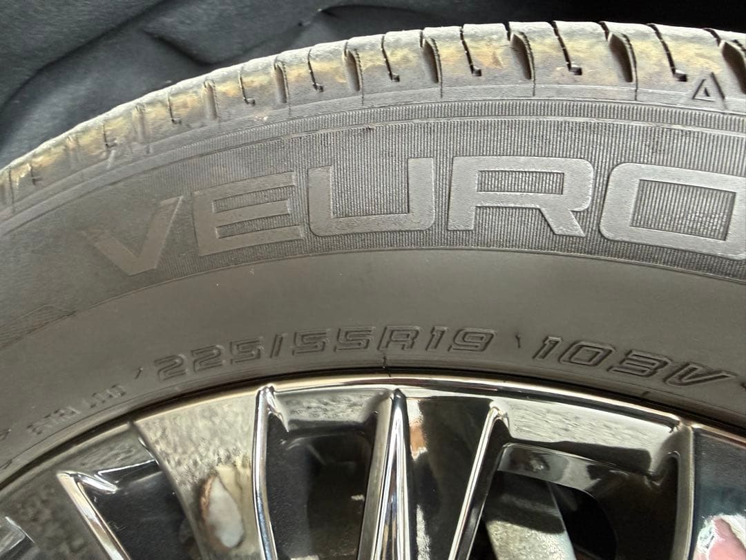 40ヴェルファイアZプレミア純正ホイール&プレミアムタイヤVEURO 4本セット