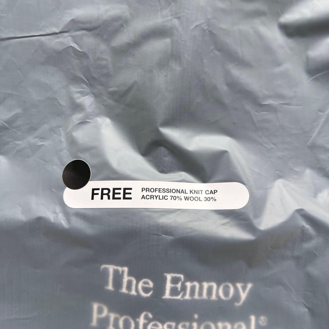 【試着のみ】ENNOY PROFESSIONAL KNIT CAP (BLACK
