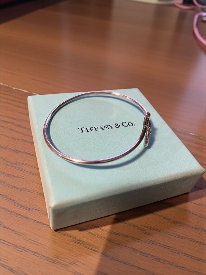 Tiffany&co ティファニー ダブルオープンハート バングル
