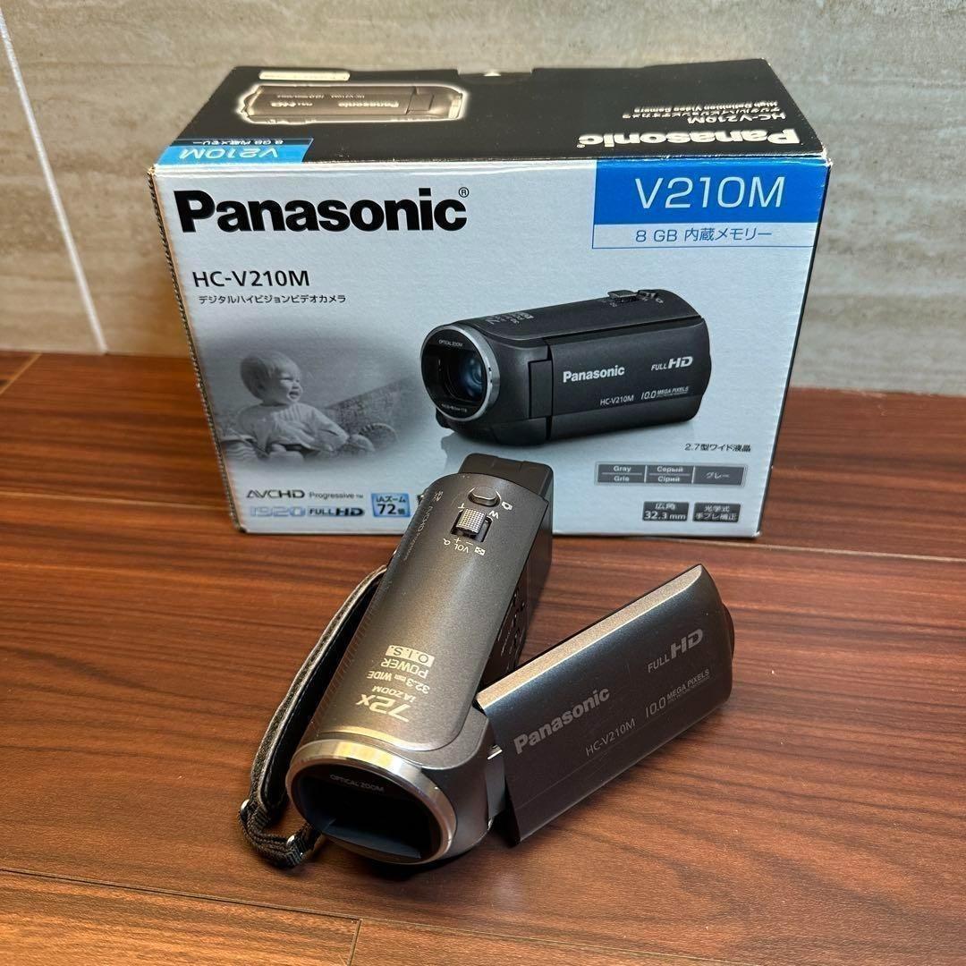 Panasonic HC-V210M-R ビデオカメラ 2256