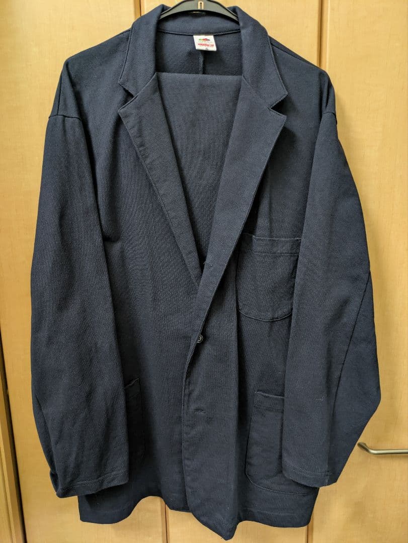 金子恵治コラボ ATHLETIC FORMAL SUIT ネイビーXL