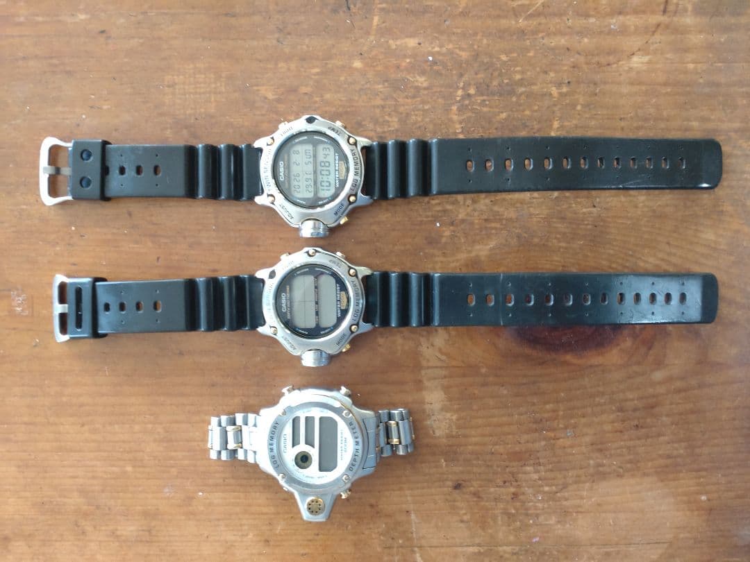 CASIO 潜水王 ジャンク 3本セット　DEP-500 DEP-600