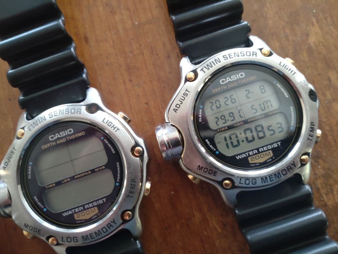 CASIO 潜水王 ジャンク 3本セット　DEP-500 DEP-600