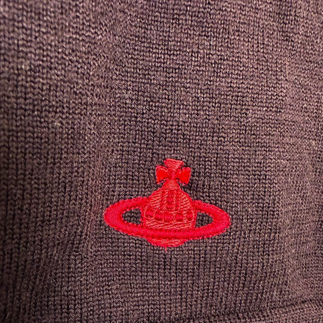 ヴィヴィアンウエストウッド　カーディガン　総オーブボタン　バイカラー