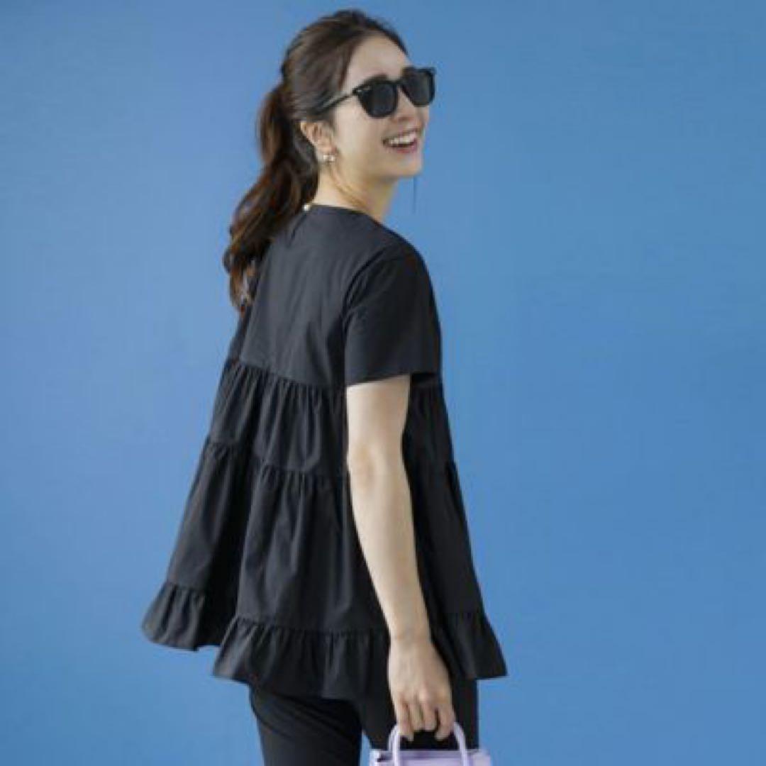 sono ティアードブラウス　ブラック　完売品