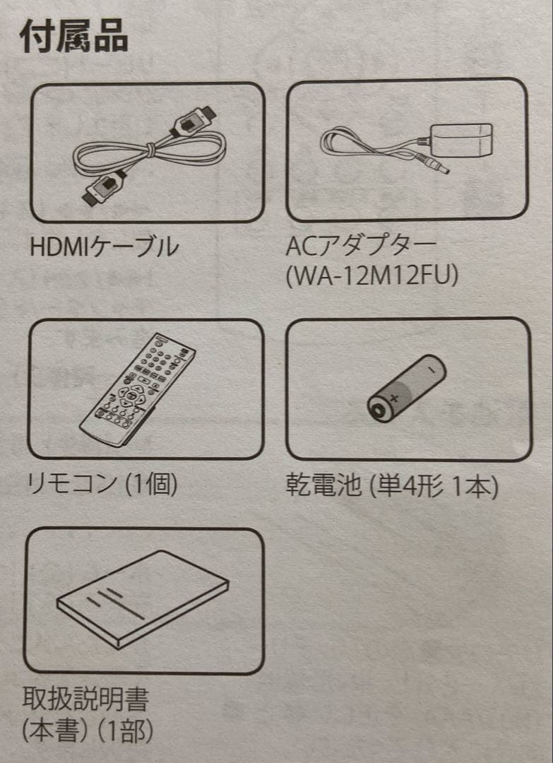 ＬＧブルーレイディスク/DVDプレーヤーBP250 高画質　コンパクトサイズ