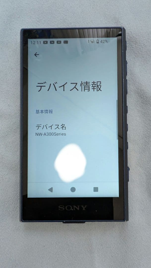 Sony ウォークマン　NW-A300Series