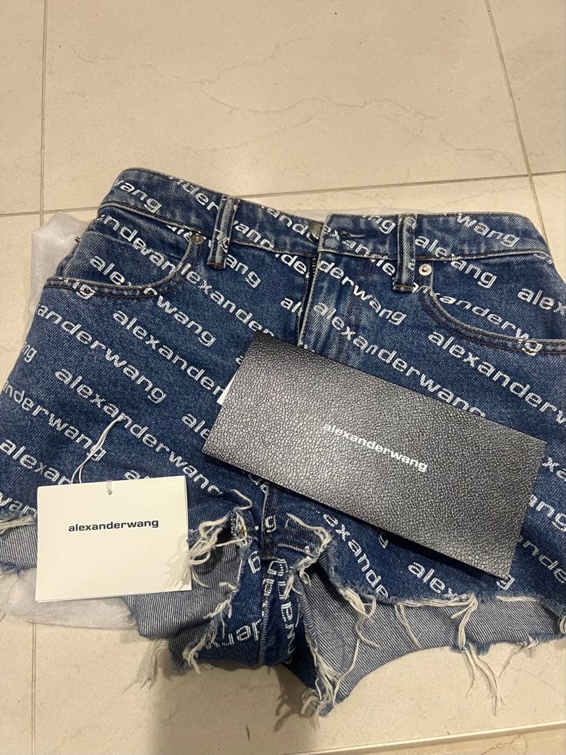 【最終値下げ】Alexander wang ショートデニム ショートパンツ