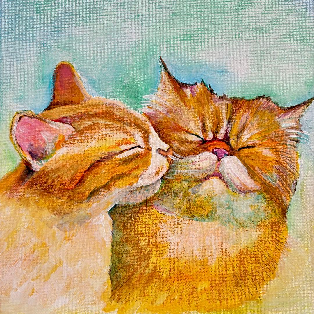 【オーダーメイド】キャンバスアート　絵画　アクリル画　似顔絵