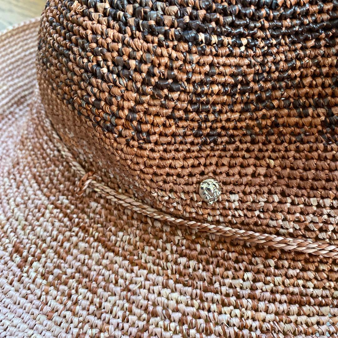 ヘレンカミンスキー　帽子　ラフィア