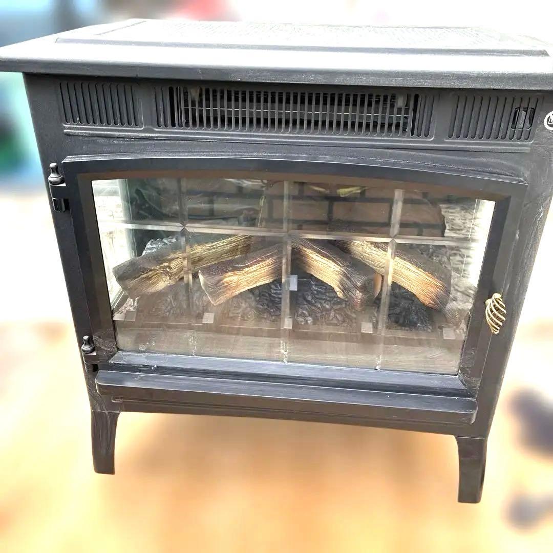 QVCジャパン　フェイク暖炉型　電気ファンヒーター　DFI-5010-01