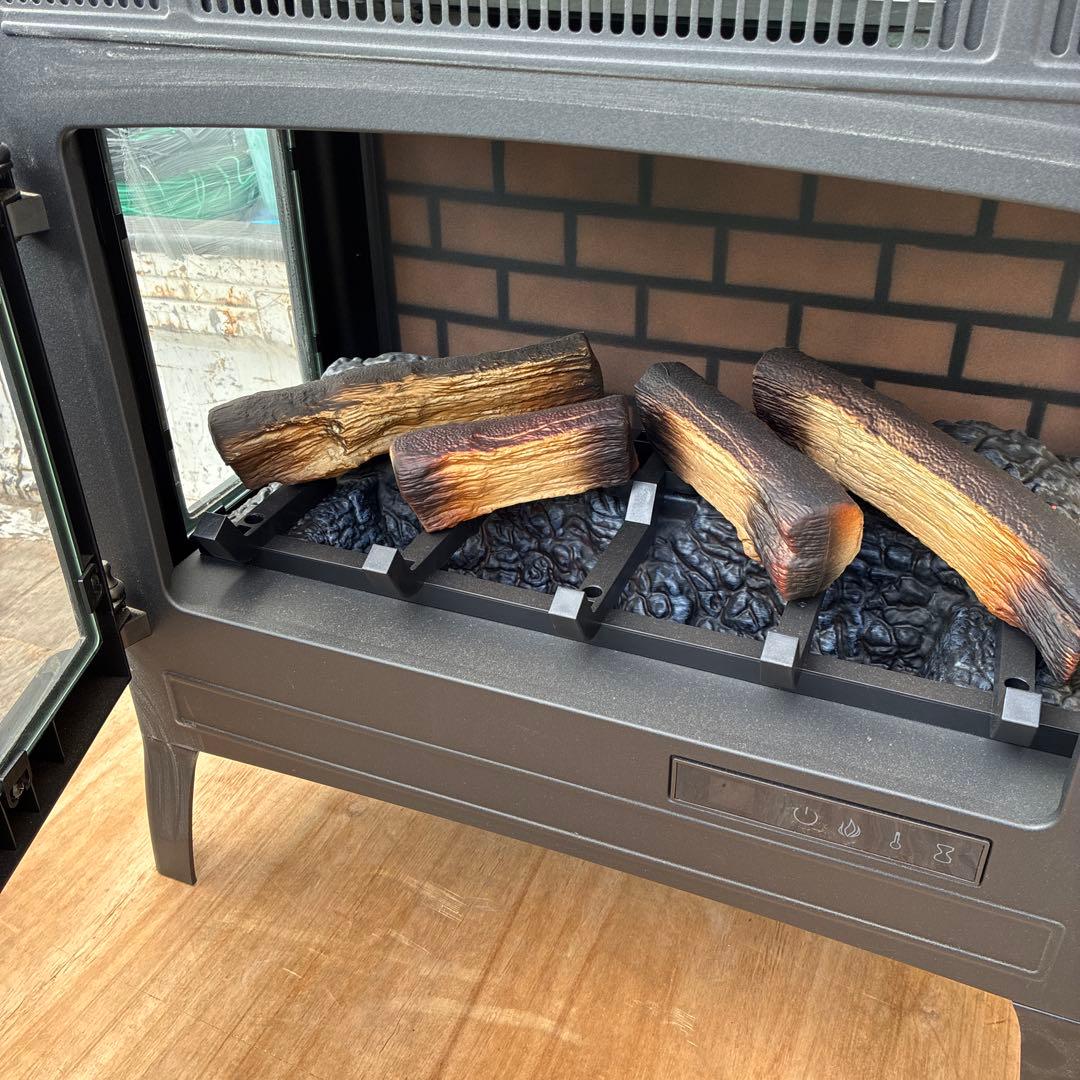 QVCジャパン　フェイク暖炉型　電気ファンヒーター　DFI-5010-01