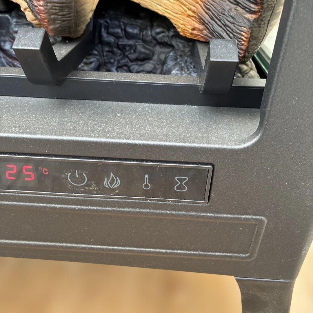 QVCジャパン　フェイク暖炉型　電気ファンヒーター　DFI-5010-01