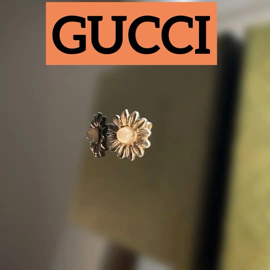 ✨️GUCCI earring✨️グッチピアス SV925 フラワー 花 片耳