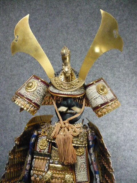 古代大鎧忠董作五月人形 [B31664]