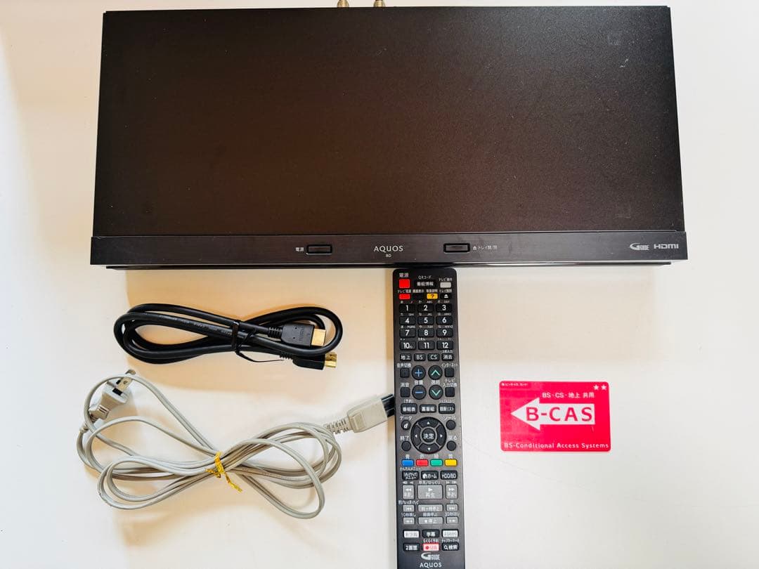 送料込SHARP AQUOS ブルーレイレコーダー 500GB BD-NS500