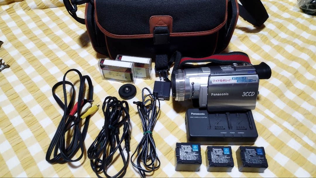 撮影再生ダビングOK Panasonic　NV-GS100 ★付属品多数★大画面