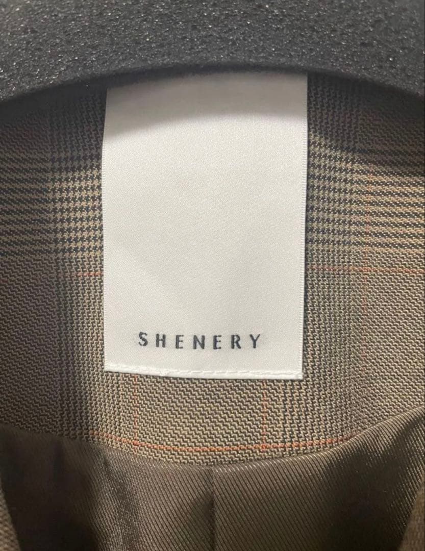 チェックダブルジャケット　シーナリー shenery 38