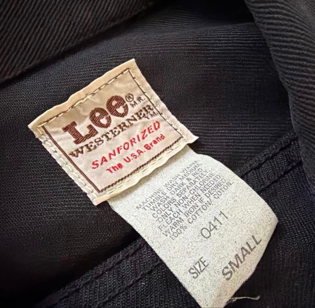 日本製 リー 復刻 0411 デニム　ジャケット トラッカー 黒　ブラック