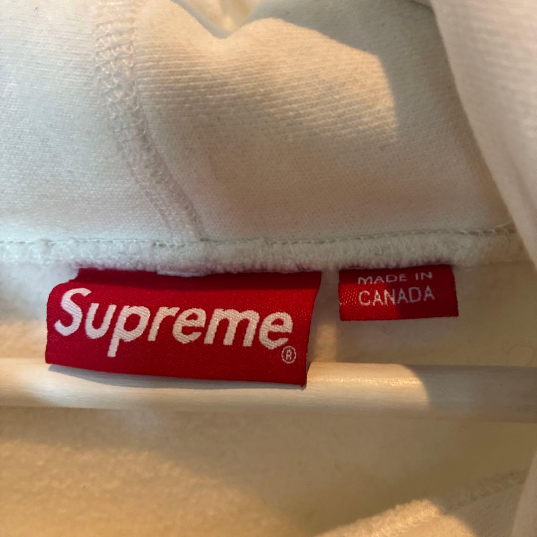 正規品　本物　Supreme シュプリーム パーカー　ボックスロゴ　ホワイト
