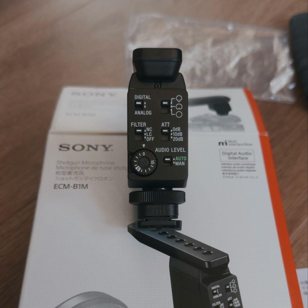 s*o様 SONY ECM-B1M ショットガンマイク