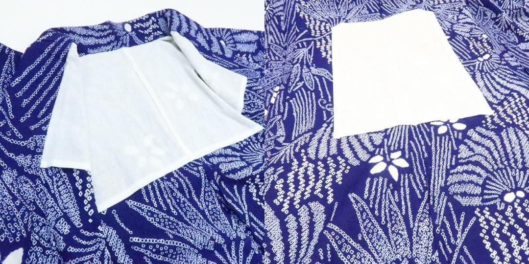 専用Y3470◆新品 有松鳴海絞り 仕付け・背当て付 手縫い 高級浴衣