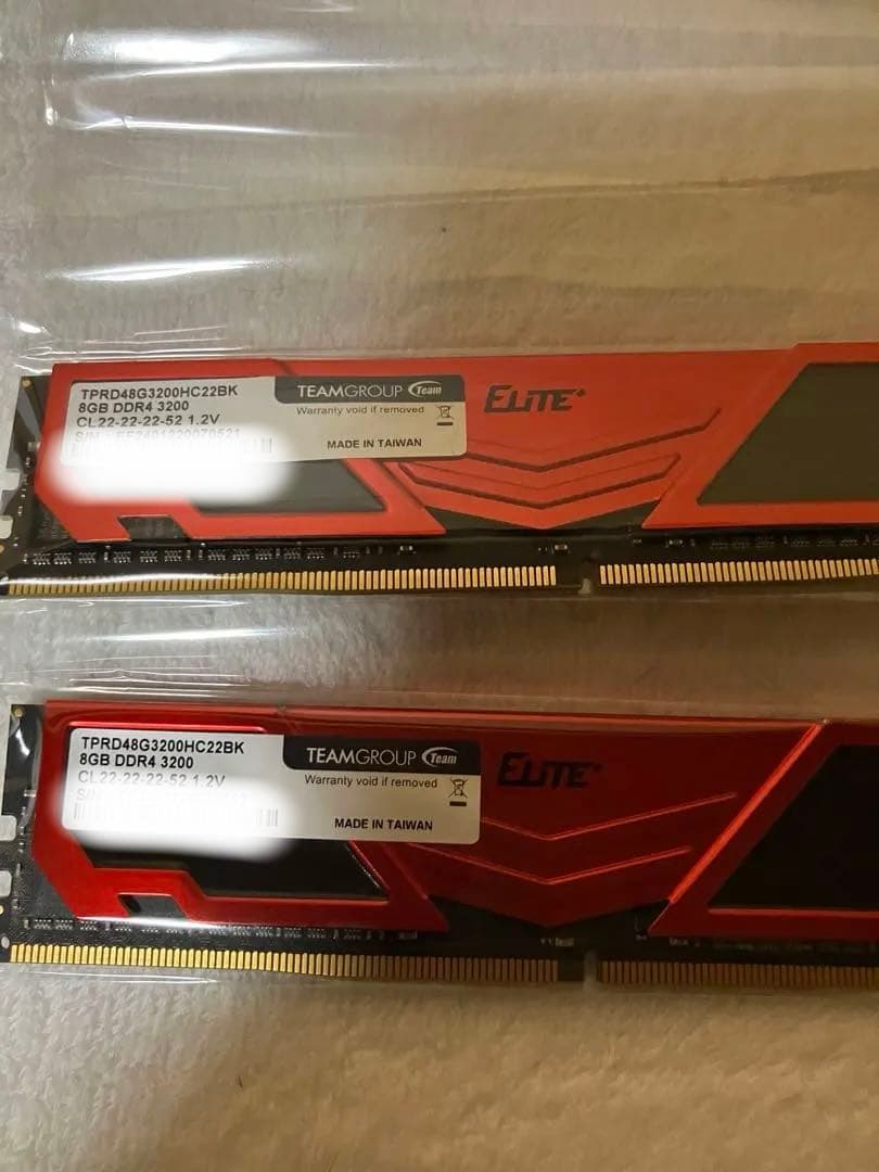 TEAMGROUP Elite DDR4 3200MHz 16GB メモリ