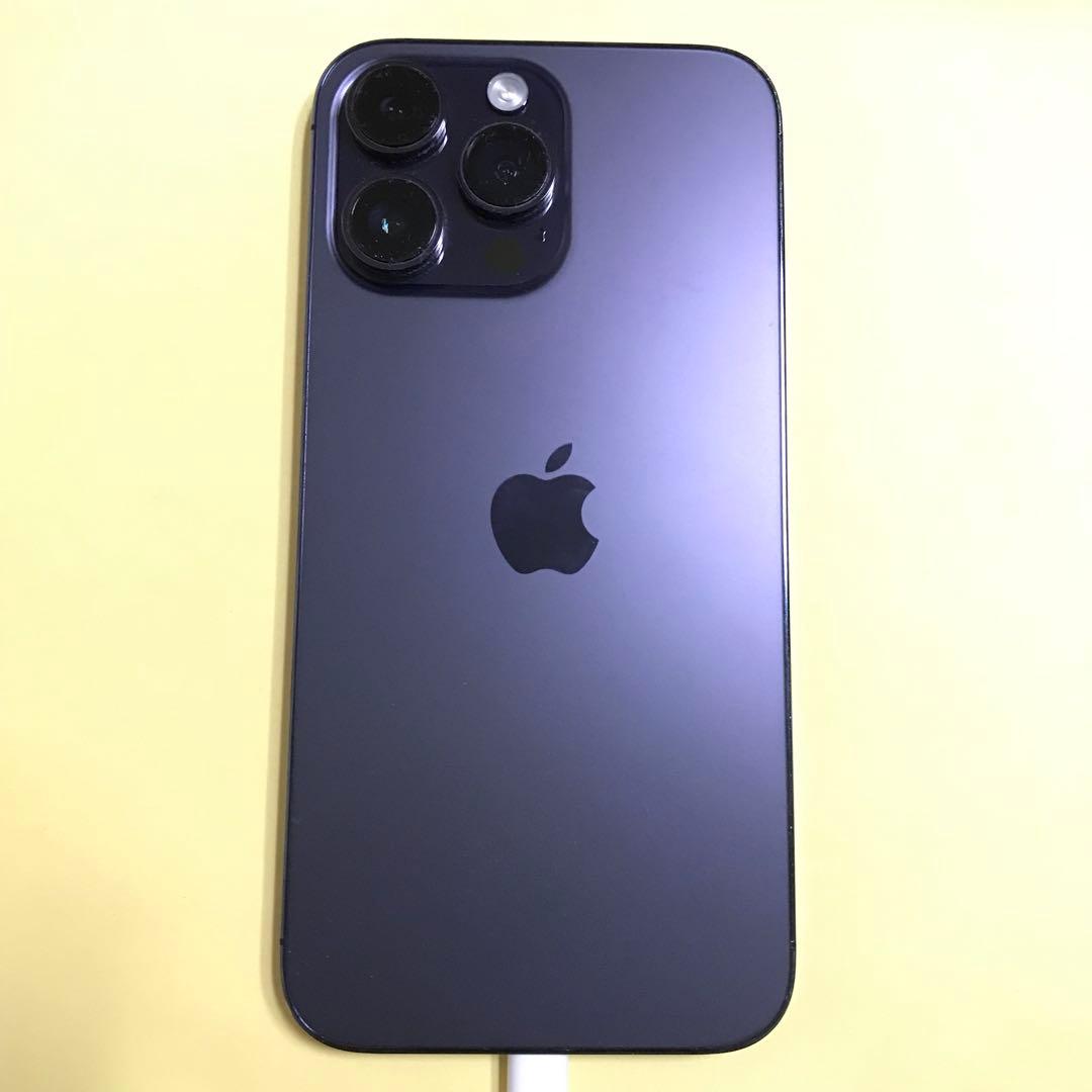シャッター音なし iPhone14ProMax バッテリー100%