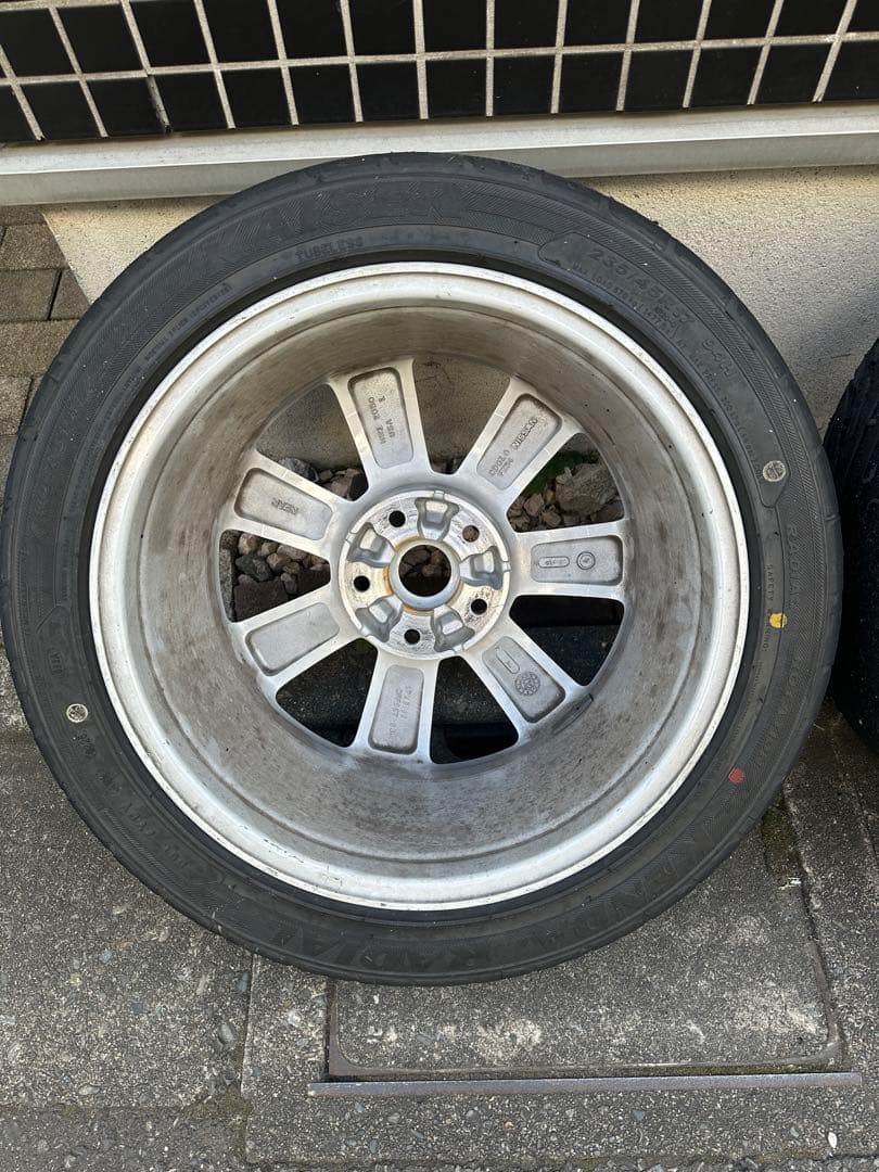 フェアレディZ　Z33　日産純正17インチアルミホイール4本ドリフト引き取り限定