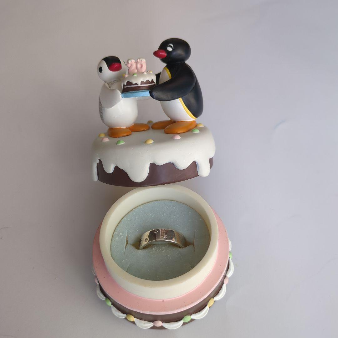 ピングーのシルバーリング·ダイヤ　９号