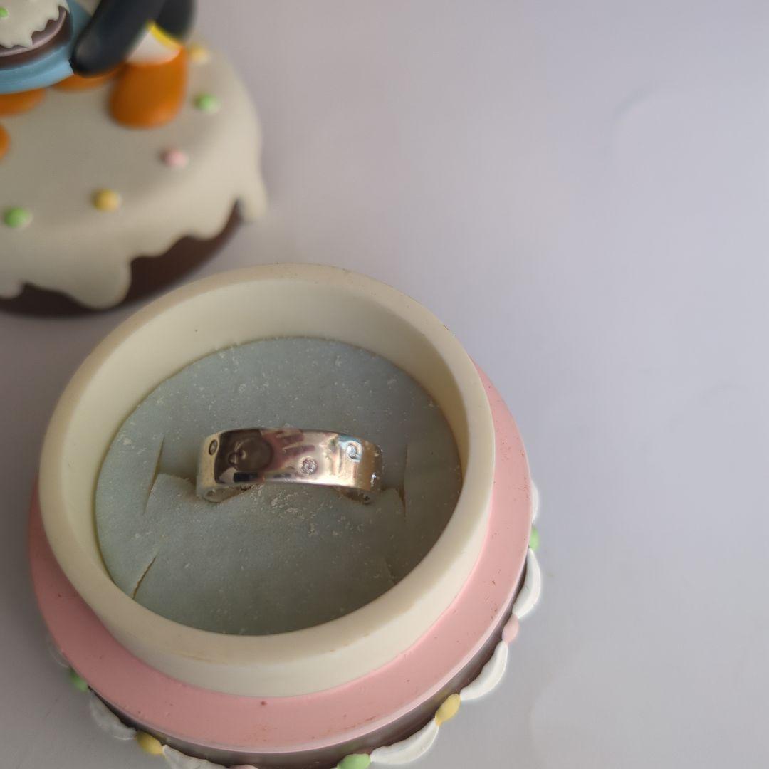 ピングーのシルバーリング·ダイヤ　９号