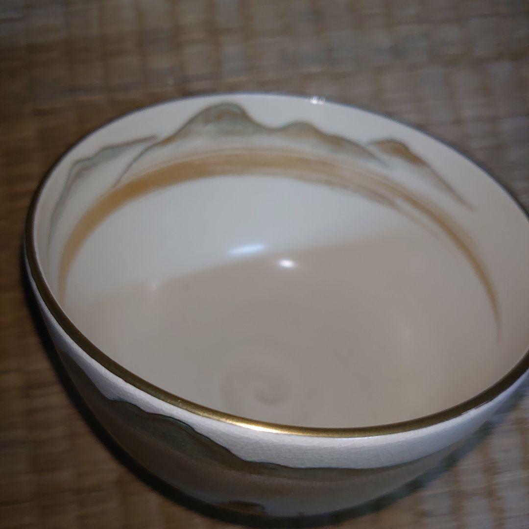茶道 新品 杉田祥平作 旅絵茶碗