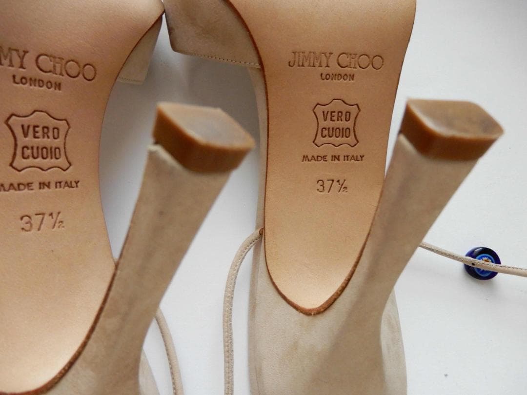 【最終お値下げ】JIMMY CHOO　ジミーチュウ　サンダル　ベージュ