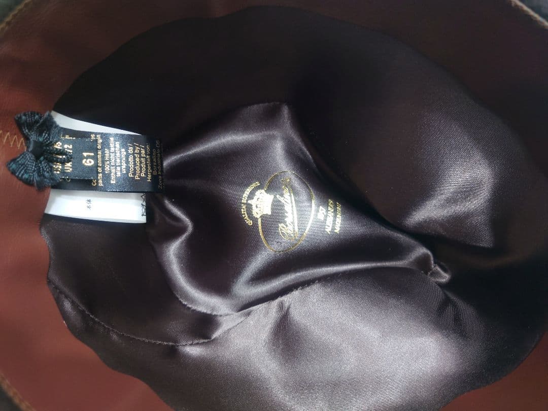 ボルサリーノ　made in ITALY　ラビットファーフェルトハット ブラウン