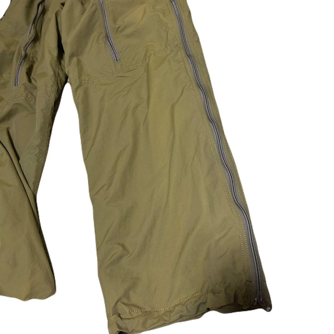 04AW issey miyake イッセイミヤケ サイドジップ　ワークパンツ