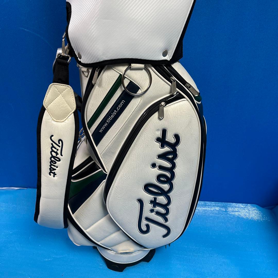 Titleist キャディバッグ ホワイト/グリーン