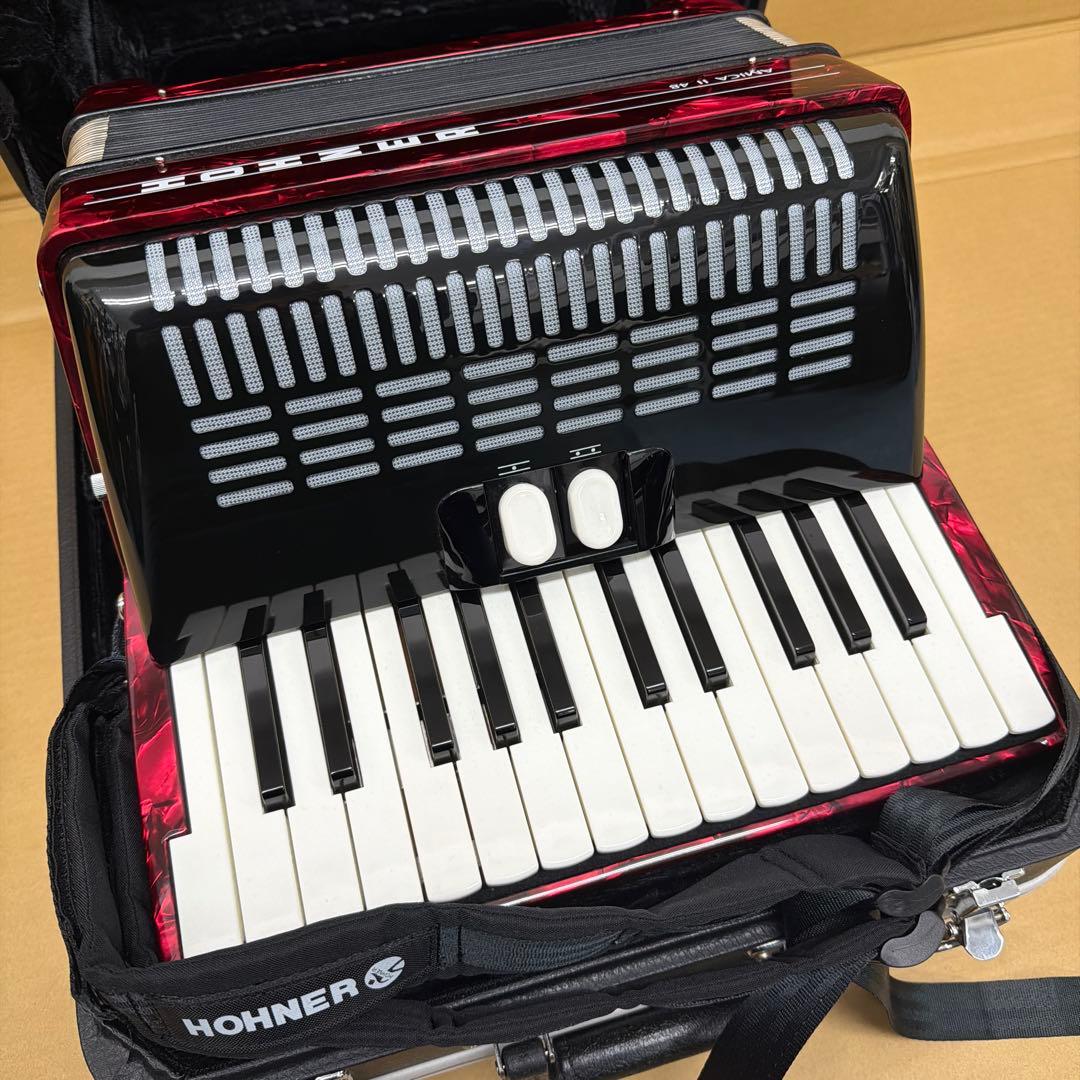 HOHNER AMICA II アコーディオン ケース付