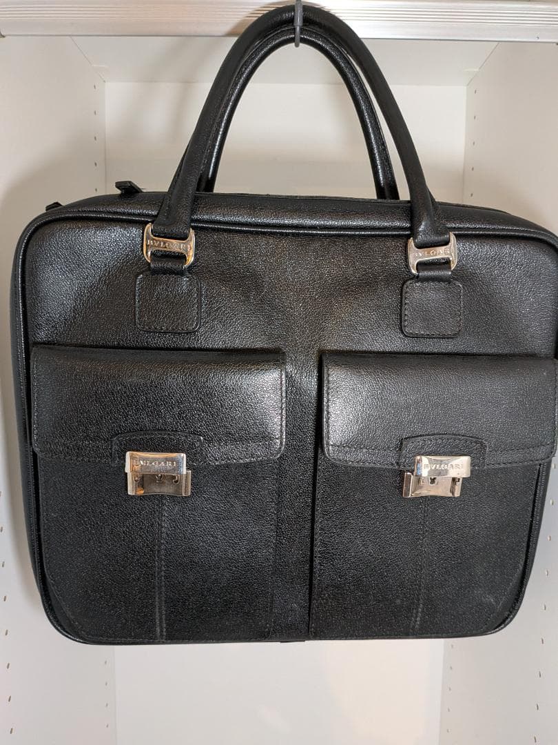 ヴィンテージ BVLGARI ビジネスバッグ 大容量 出張