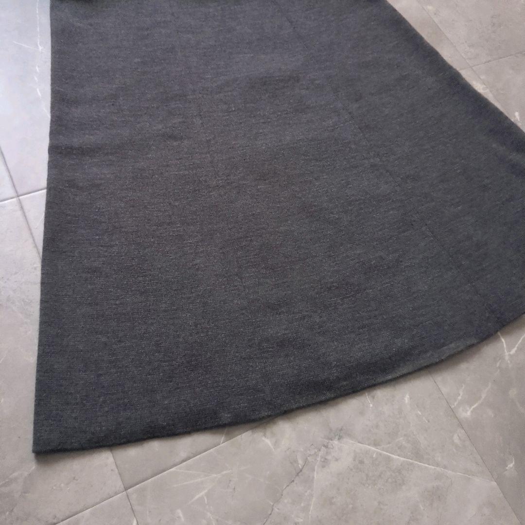 kayme/ケイミー 洗えるニット ミラノリブVネック ワンピース