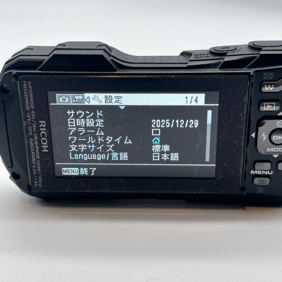 RICOH WG-40 防水デジタルカメラ ブラック