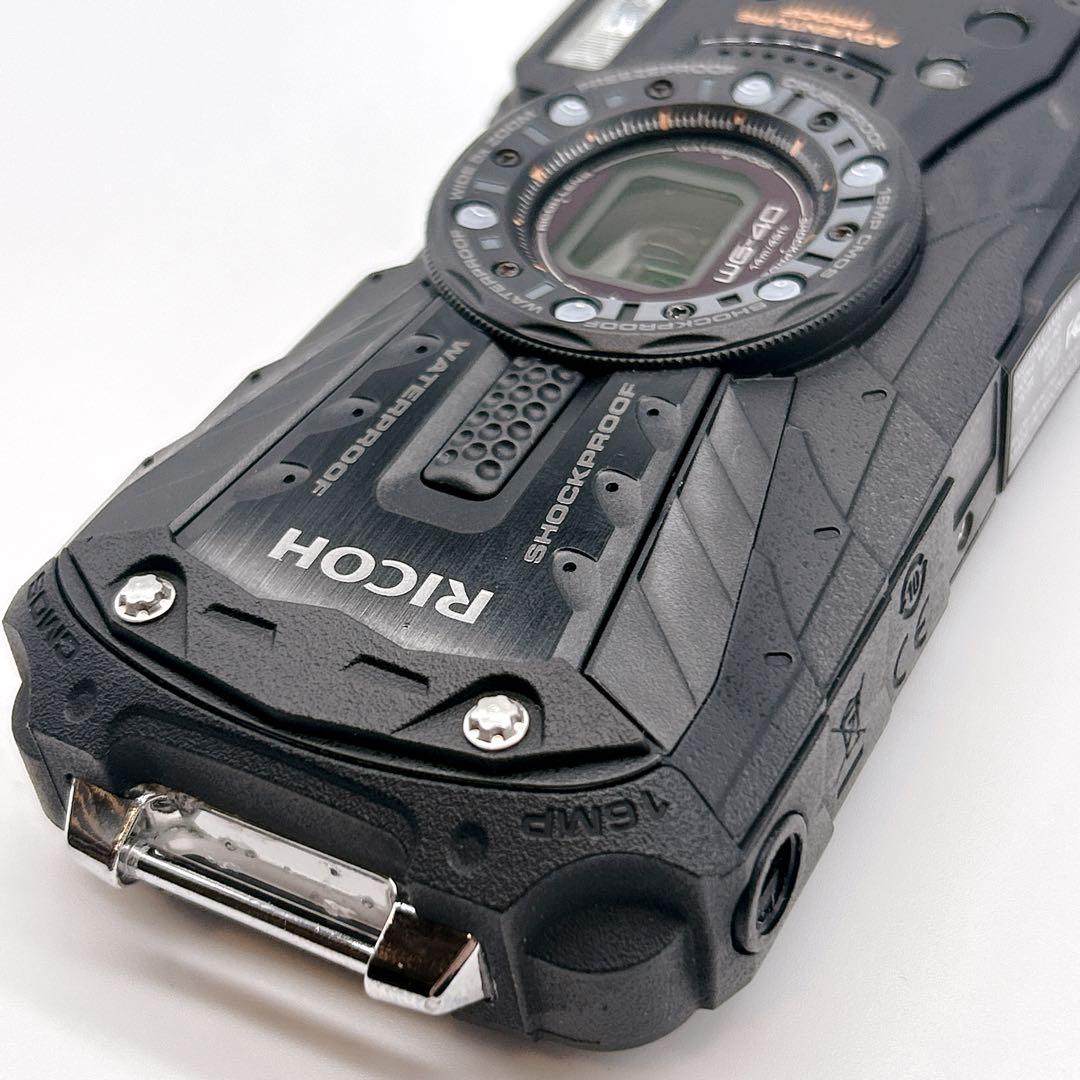 RICOH WG-40 防水デジタルカメラ ブラック