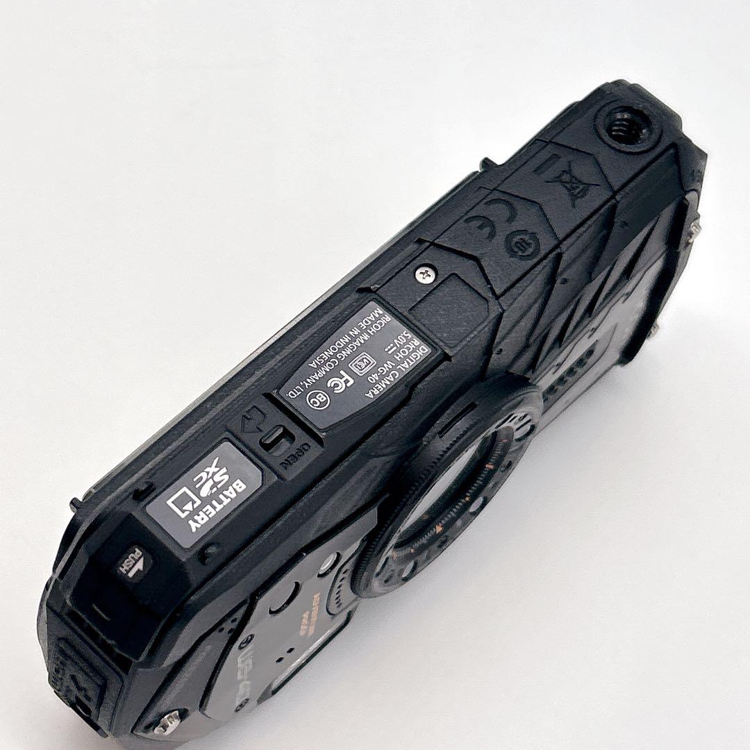 RICOH WG-40 防水デジタルカメラ ブラック