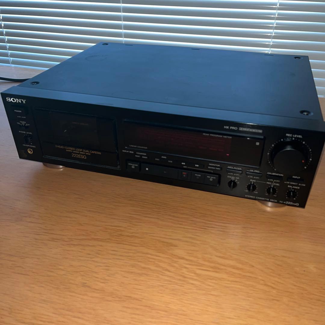 SONY カセットデッキ TC-K222ESG