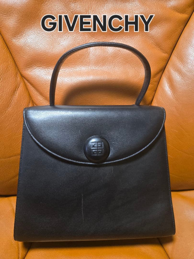GIVENCHY　ジバンシー　4Gロゴ　ハンドバッグ　フォーマルバッグ　牛革