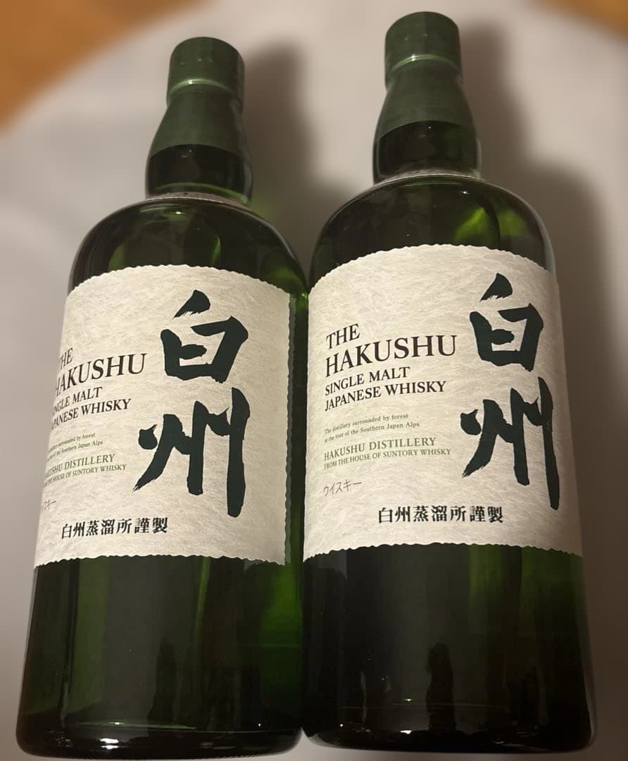 サントリー 白州 シングルモルトウイスキー 700ml 2本セット　ウイスキー
