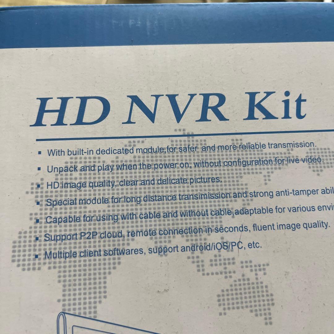 全て備わってすぐ使える監視カメラ【HDDハードディスク6TB付き！！！】