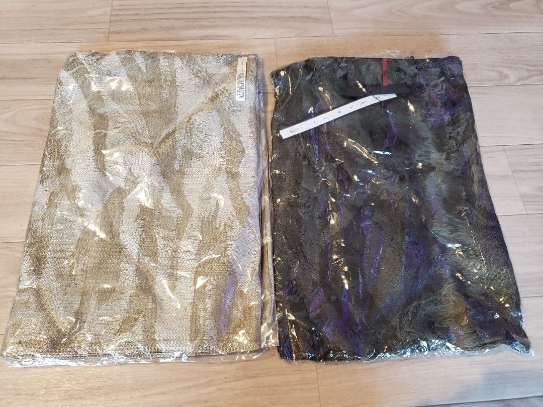 未使用　wjkオリーブかも柄　ベージュかも柄　合計2枚です。