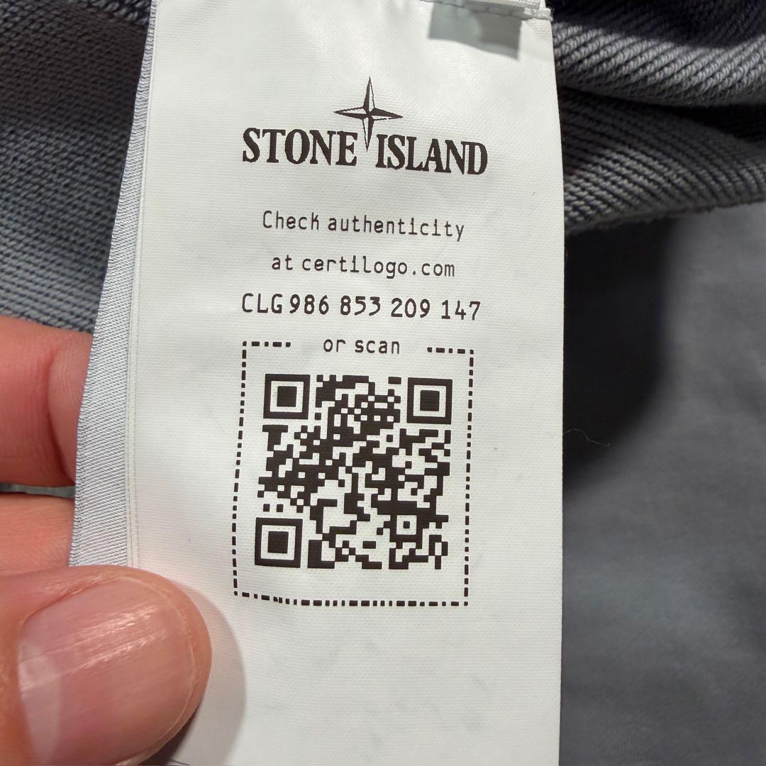 ストーンアイランド　スウェットトレーナー　グレー　L 811563051